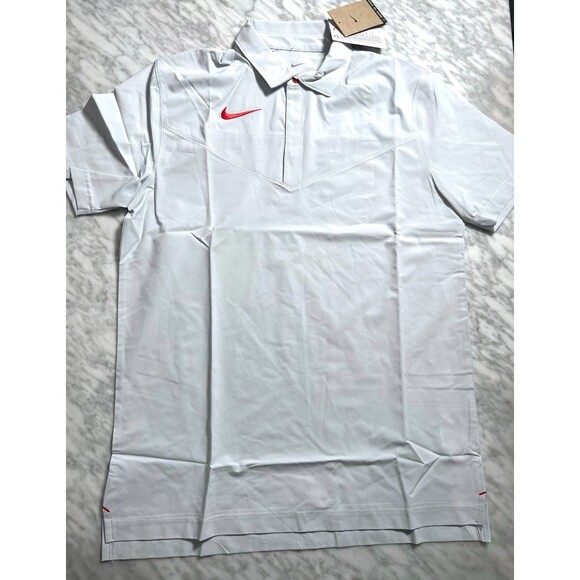 Nike Move to Zero Football Dri-FIT Coaches Polo Shirt DJ5123-108 Men's Medium - Picture 1 of 7